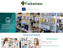 Tablet Screenshot of farmaciafucksmann.com